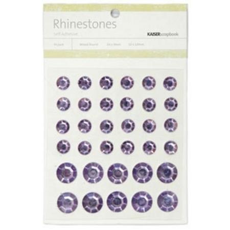 Mx Round Rhinestones - Lilac