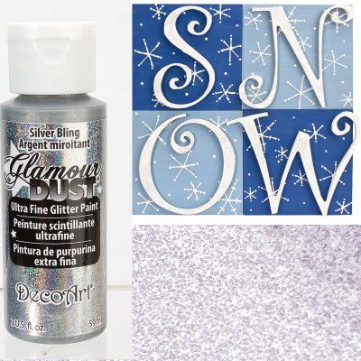 DecoArt Silver Bling Glamour Dust