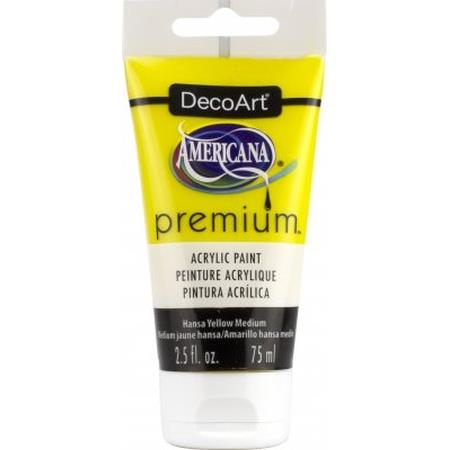 DecoArt Hansa Yellow Medium Premium Acrylic