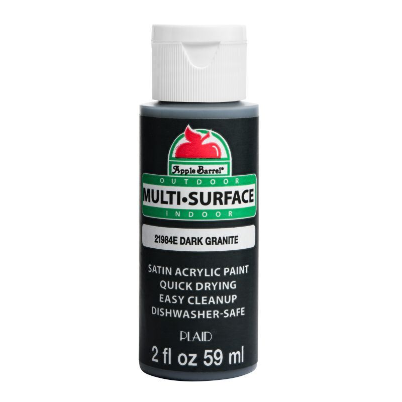 Dark Granite Apple Barrel Multi-Surface 2oz
