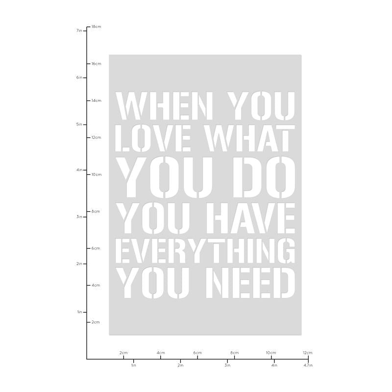 Die Quote Love What You Do C6