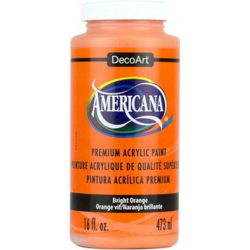 DecoArt Bright Orange Americana Acrylic Paint