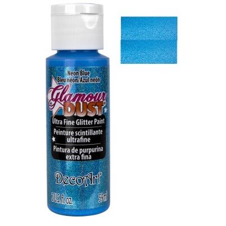 DecoArt Neon Blue Glamour Dust