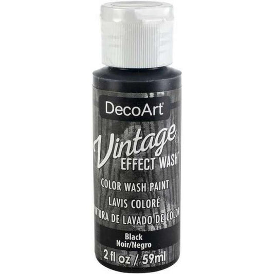 DecoArt Black Vintage Effects Wash 2oz