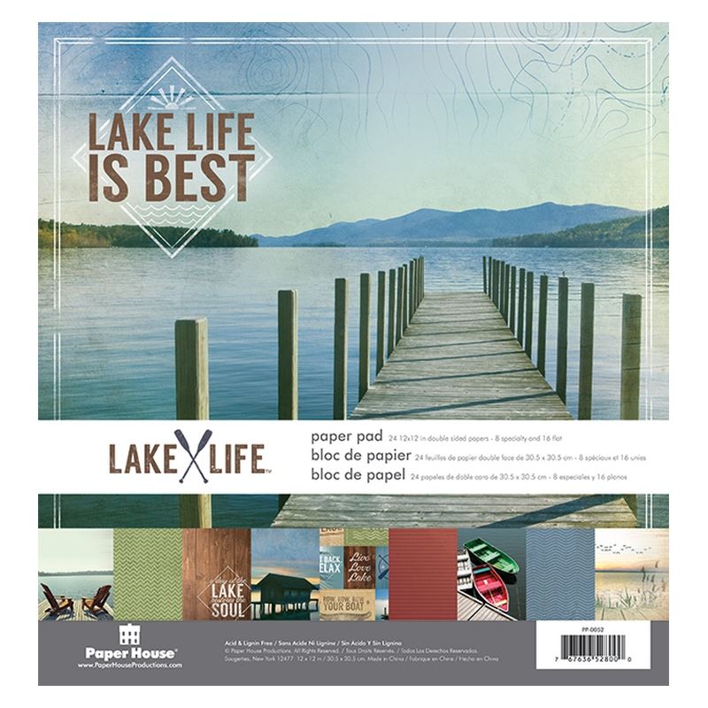 Paper House Productions - Lake Life 12 x 12 Paper Pad