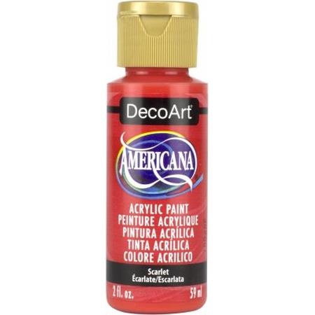 DecoArt Scarlet Americana Acrylic Paint