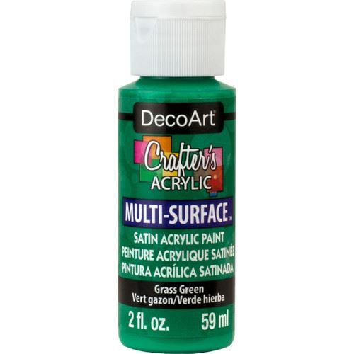 DecoArt Grass Green Crafters Multi-Surface 2oz
