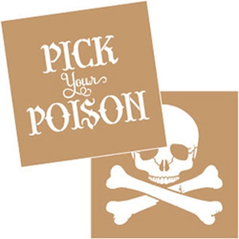 DecoArt Poison Stencil