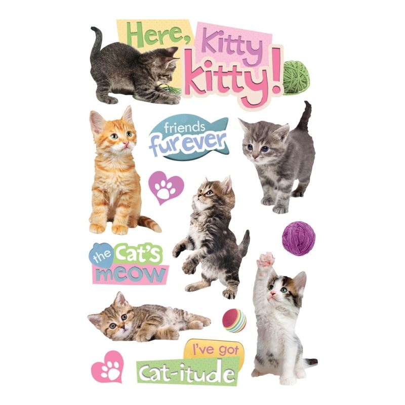 Cats - Dimensional Stickers