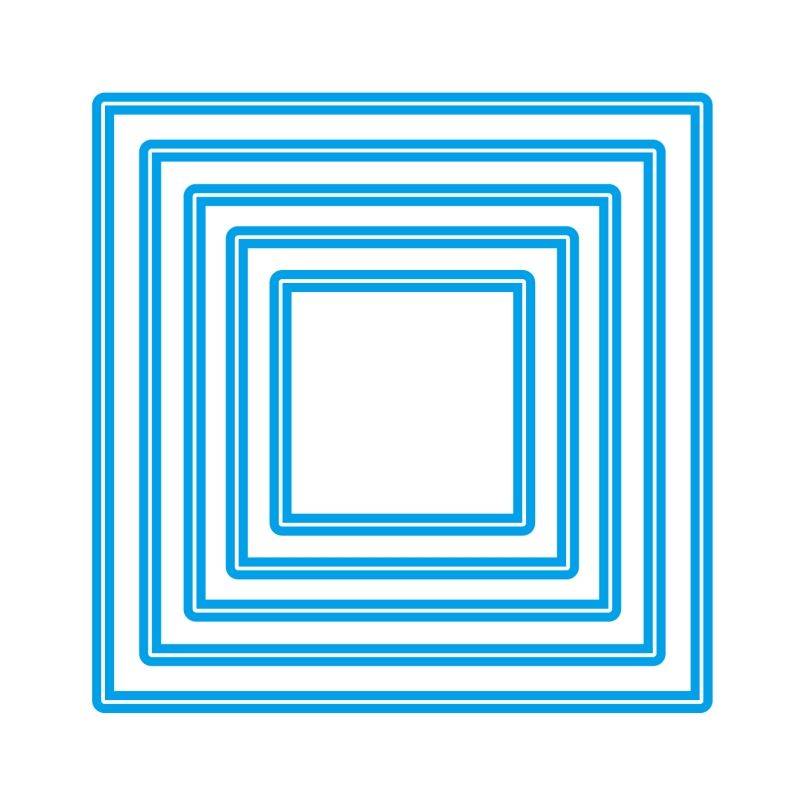 PI Sweet Dixie Nesting Square Sweet Dixie Cutting Die