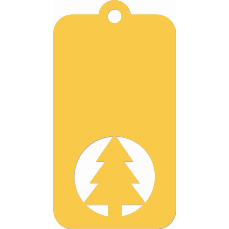 Decorative Die Tree Tag