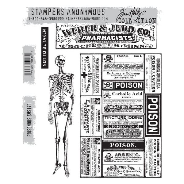 Tim Holtz - Poisonous- Stamp