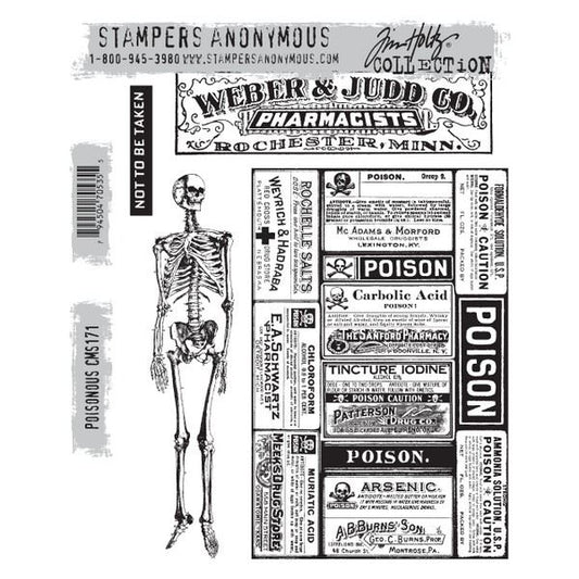 Tim Holtz - Poisonous- Stamp