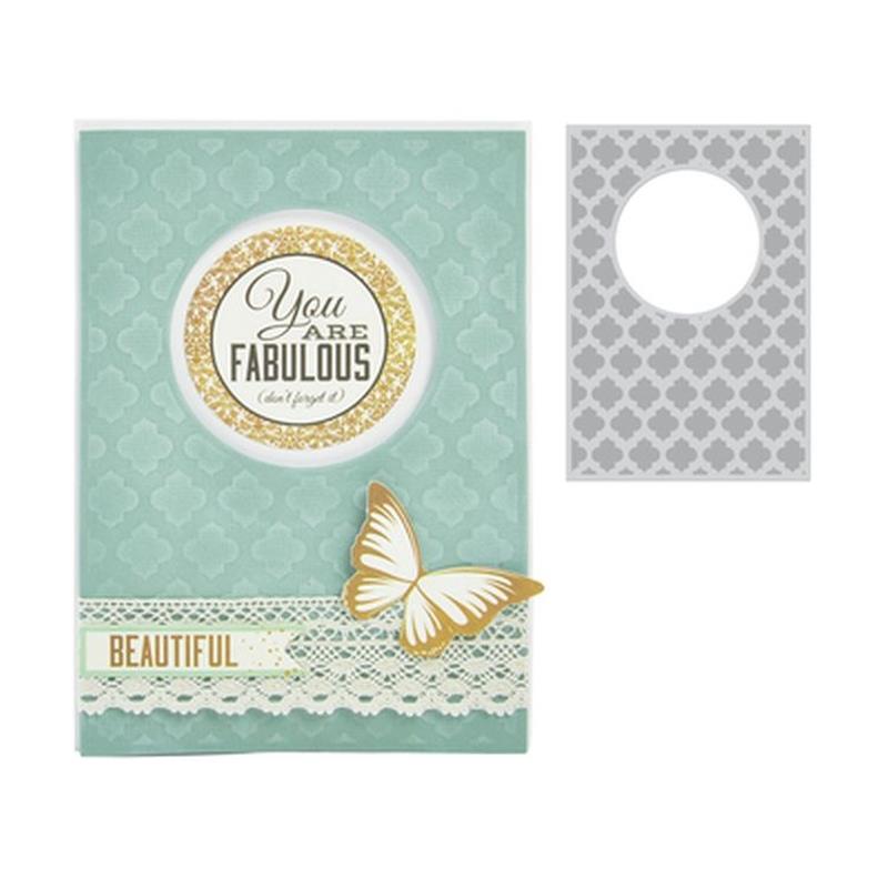Die Lattice Card front - C6