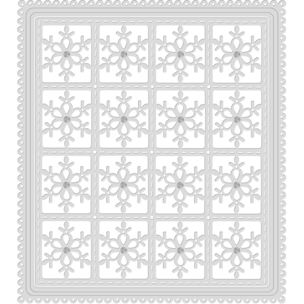 Snowflake Background Sweet Dixie Cutting Die