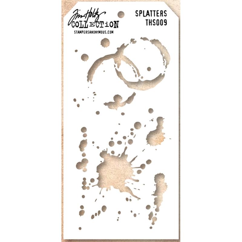 Tim Holtz - Splatters Layered Stencil