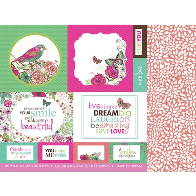 Scrapbook Paper - Confidante Sold in Packs of 10 Sheets