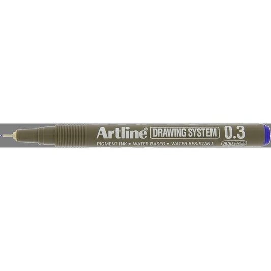 EK233 0.3 Drawing Pen Blue Sold in boxes of 12s