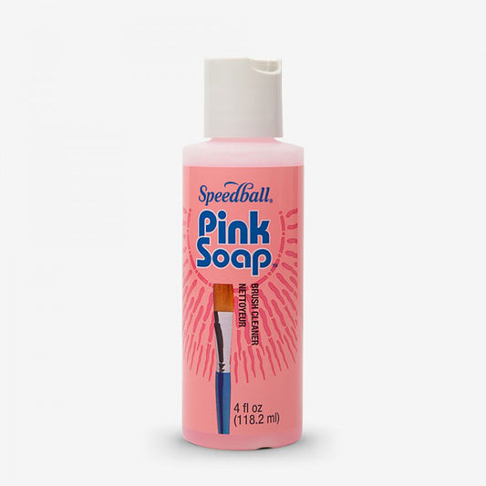 Speedball Brush Cleaning Pink Soap 4oz (118.29ml)