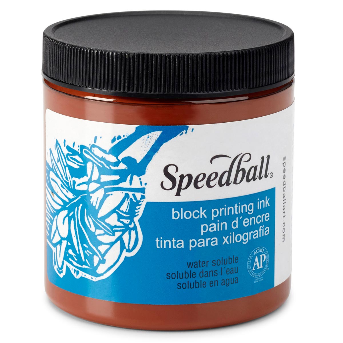 Water-Soluble Block Ink 236ml (8oz) - Black