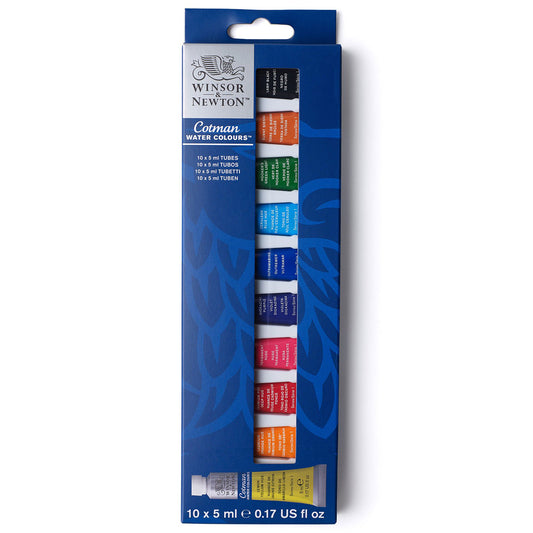 Winsor & Newton Cotman Watercolour Discovery Set 10x5ml