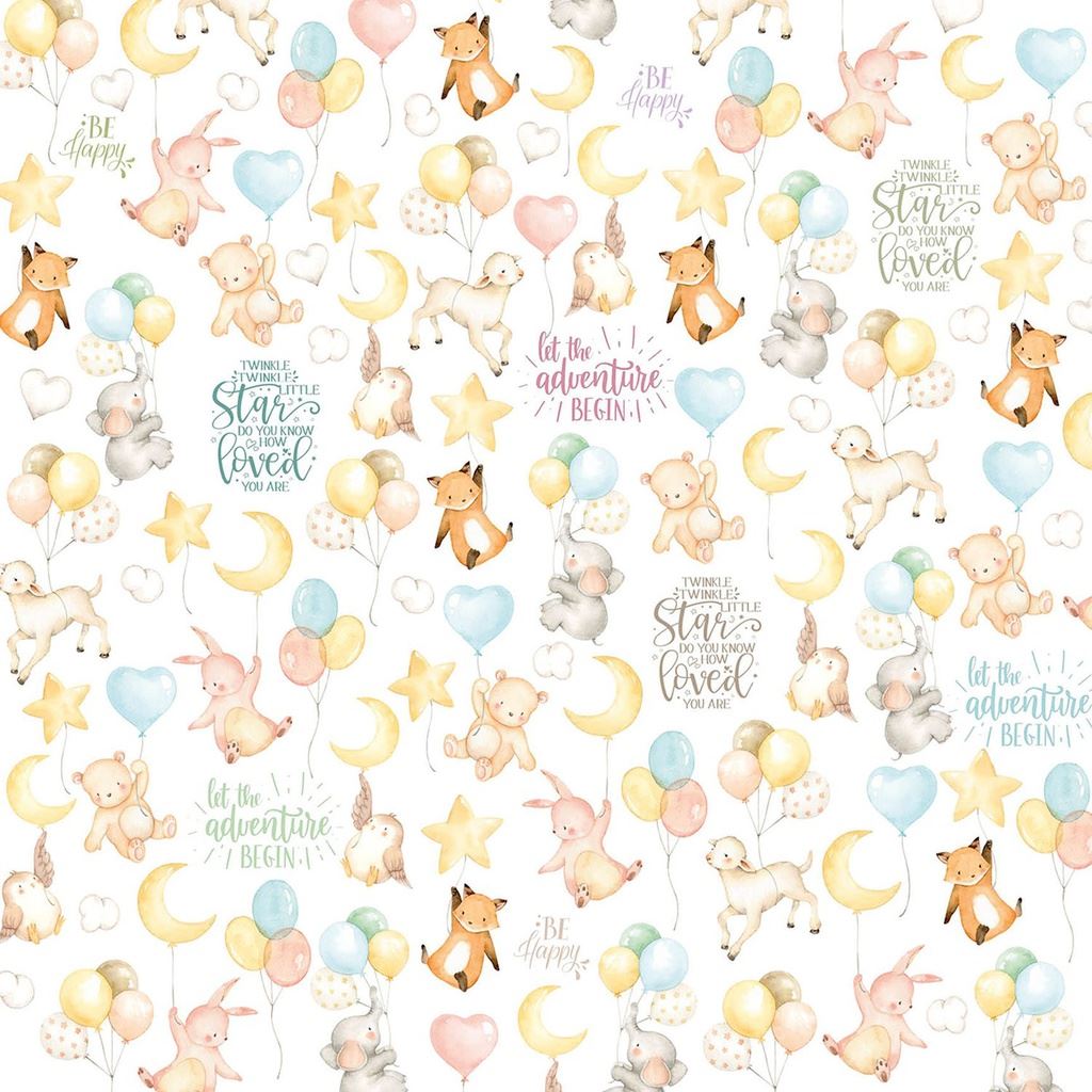 Ciao Bella My Tiny World  12inc x 12inc Patterns Pad
