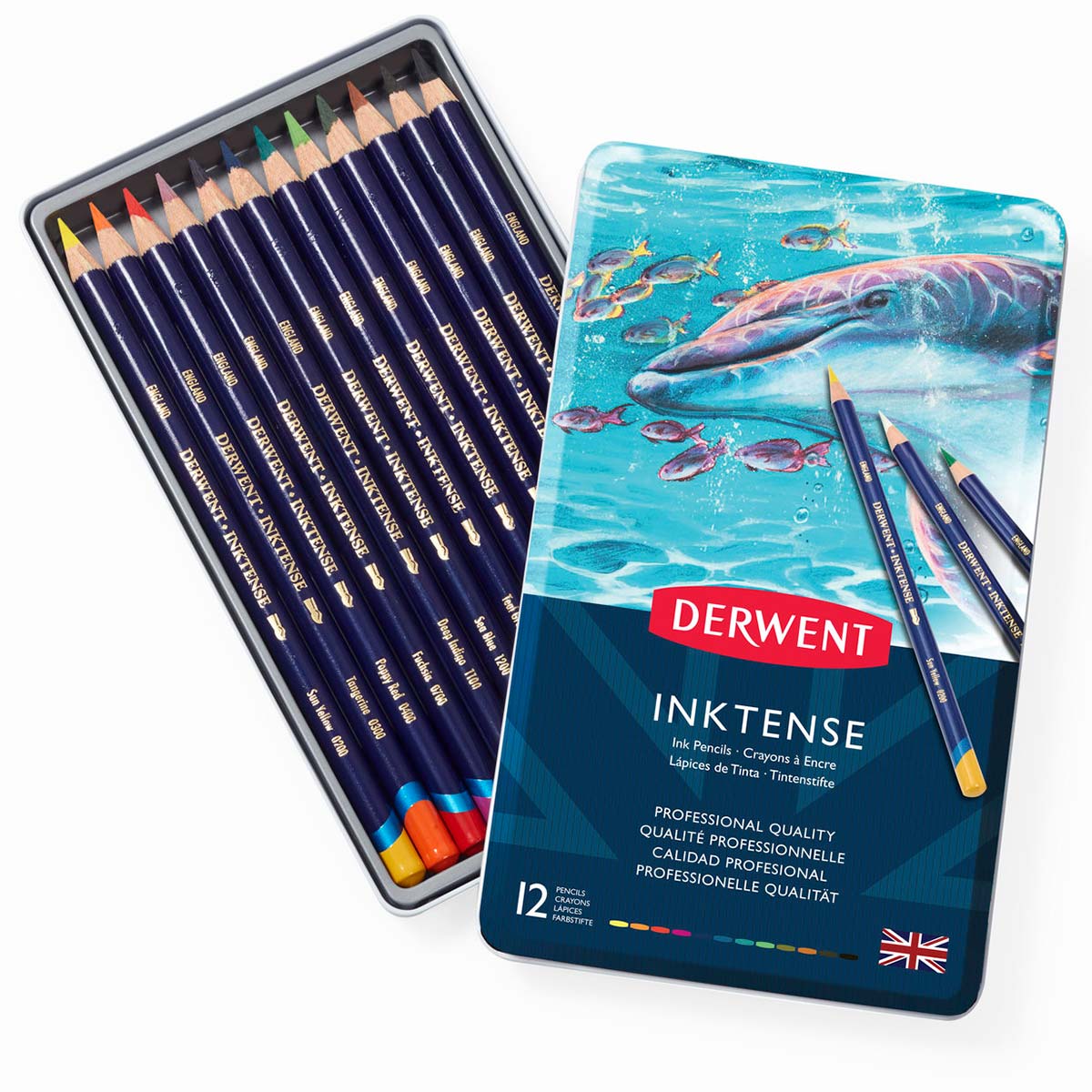 Derwent Inktense Pencils Tin