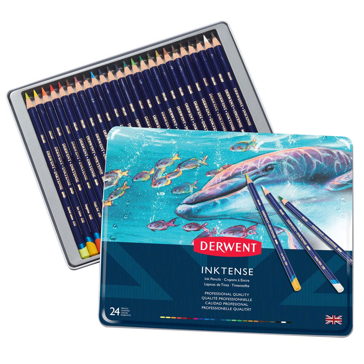 Derwent Inktense Pencils Tin