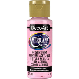 DecoArt Poodle skirt Pink Americana Acrylic 2oz