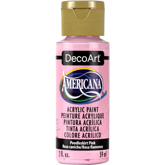 Poodle skirt Pink Americana Acrylic 2Oz.