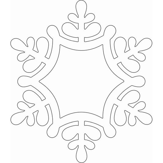 Simply Snowflakes MajeMask Stencil