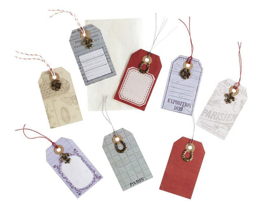 Craft Tag With Metal Embellishments
