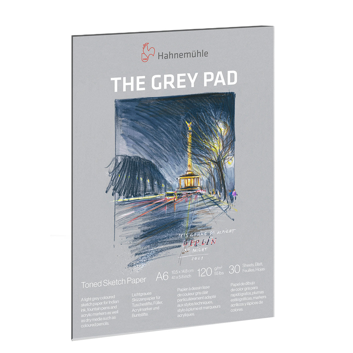 Hahnemuhle Grey Sketch Pad