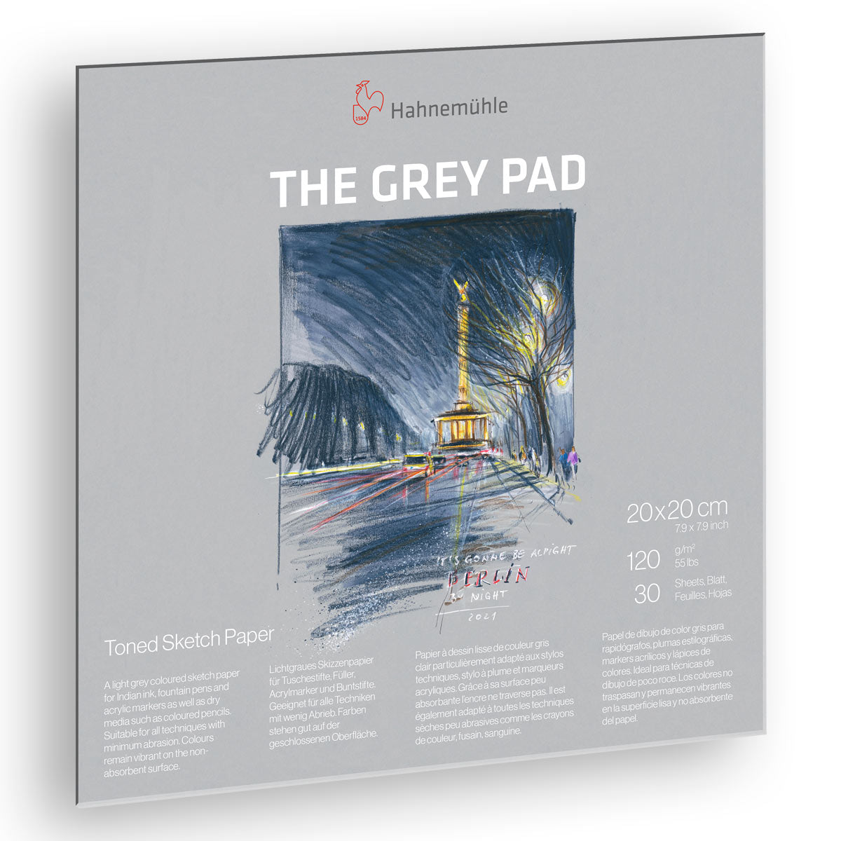 Hahnemuhle Grey Sketch Pad