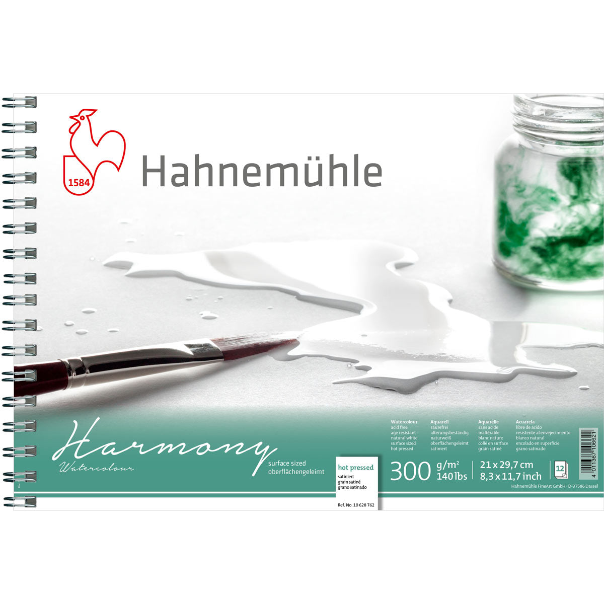 Hahnemuhle Harmony Watercolour Spiral Pads