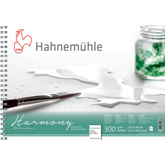 Hahnemuhle Harmony Watercolour Spiral Pads