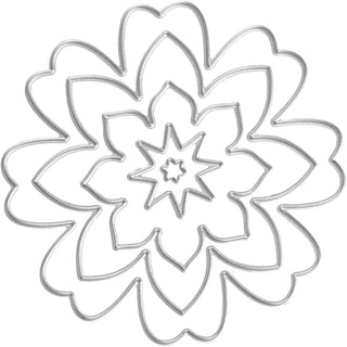 Die Cut, flower, dia. 0,5-8 cm, 1 pc
