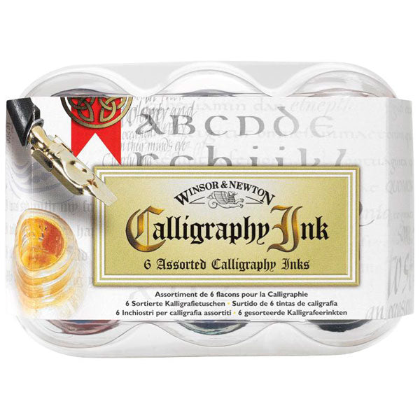 Winsor & Newton  Calligraphy Ink - 6 Assorted Set