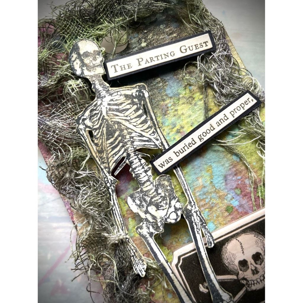 Tim Holtz Word Plaques & Tags Halloween