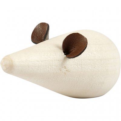 Mouse, poplar wood, 2pcs