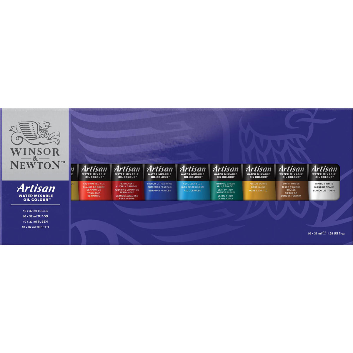 Artisan Water Mixable Oil Colour 10x37ml Tube Set