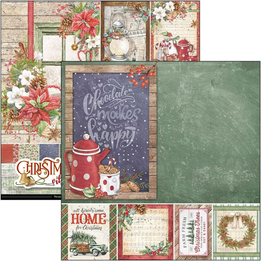 Ciao Bella Christmas Vibes Pad 12x12 12/Pkg