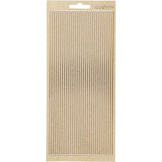 Creativ Self-Adhesive Foil Border Stickers – 10x23 cm, 1 Sheet
