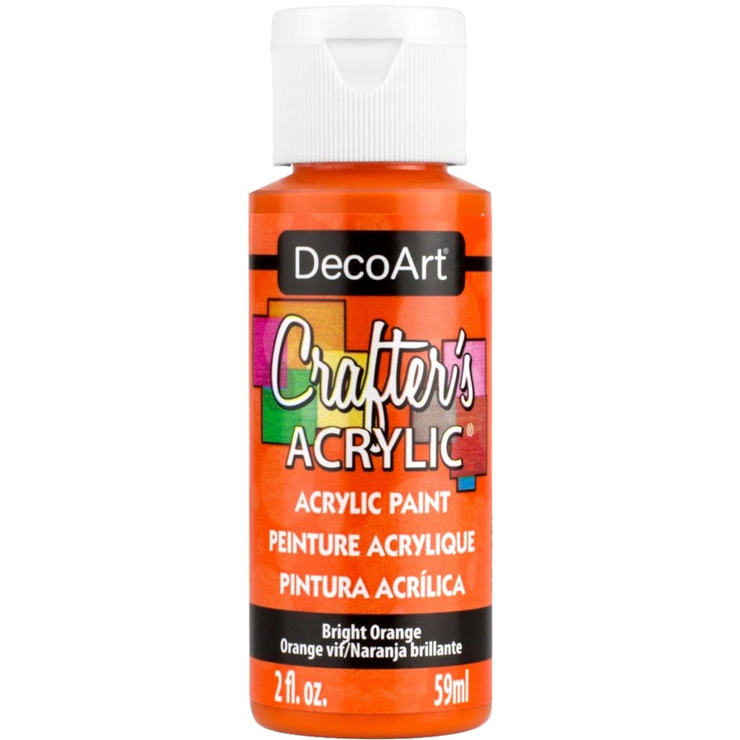 Bright Orange Crafters Acrylic 2oz