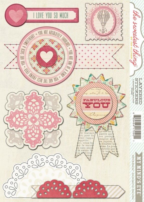 Fabulous Layered Sticker Sold in singles