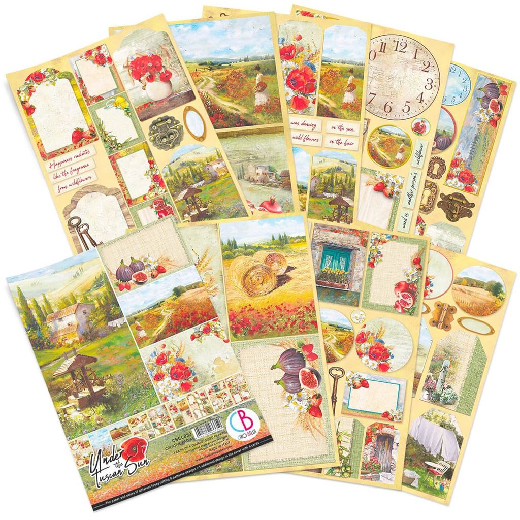 Under the Tuscan Sun Creative Pad A4 9/Pack