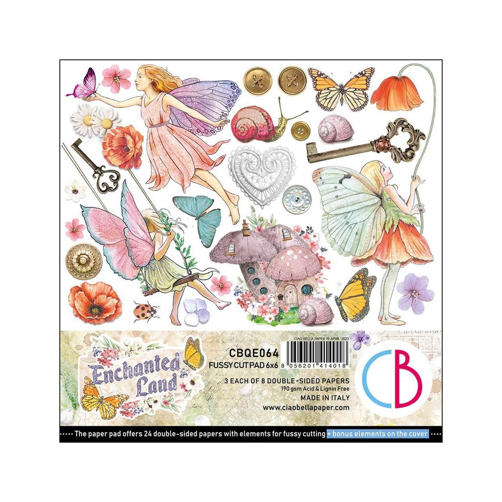 Ciao Bella Enchanted Land 6inc Fussy Cut Pad