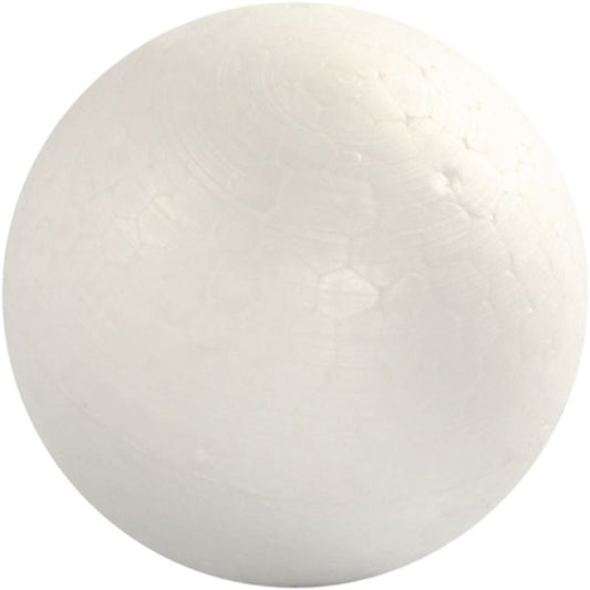 Polystyrene Balls 6 cm 5pcs white