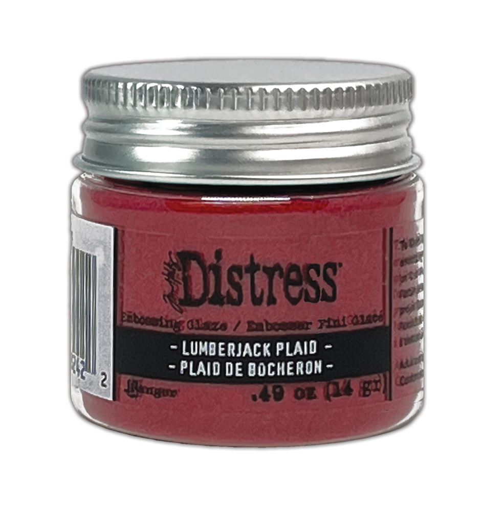 Tim HoltzÔøΩ Distress Embossing Glaze Lumberjack Plaid