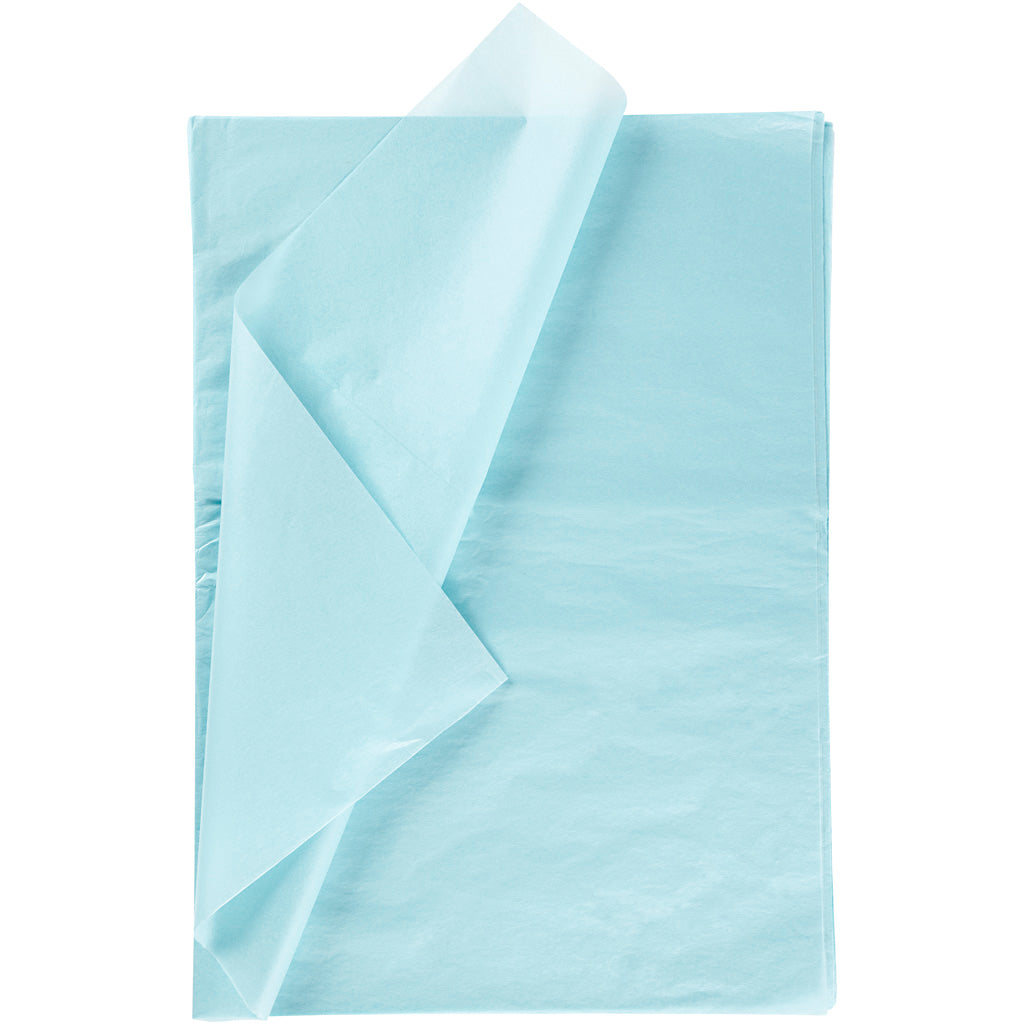 Tissue paper, sheet 50x70 cm, 17 g, yellow, 10 sheet/ 1 pack